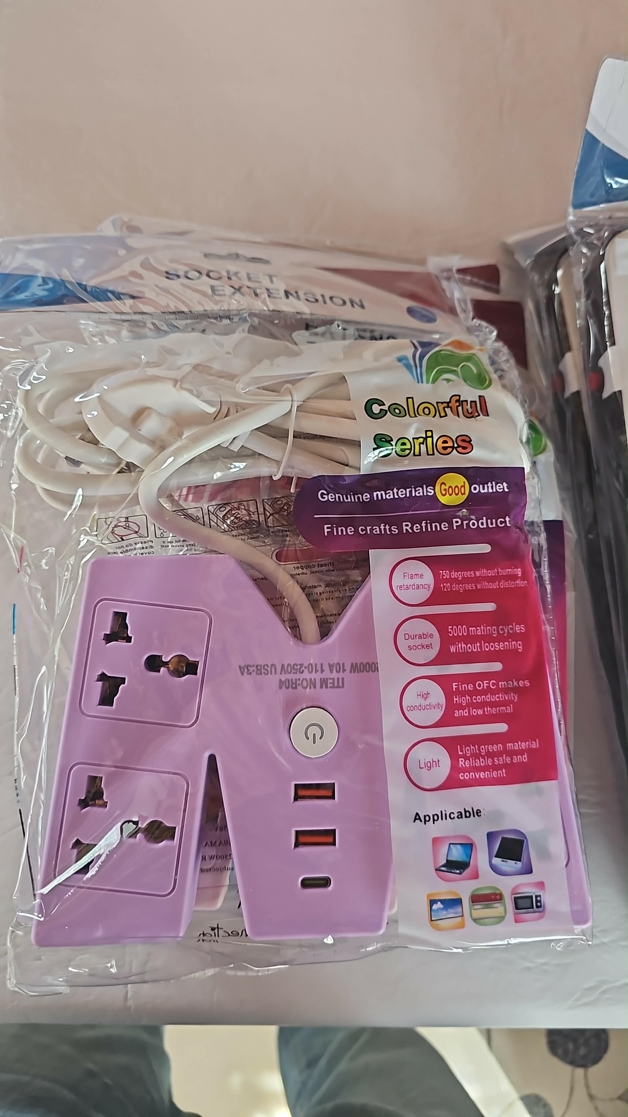 PROLONGADOR ZAPATILLA CON ENTRADA USB